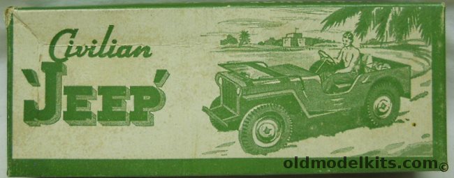 Ace Model Shop 1/24 Civilian Jeep - (Willys Jeep), 246 plastic model kit